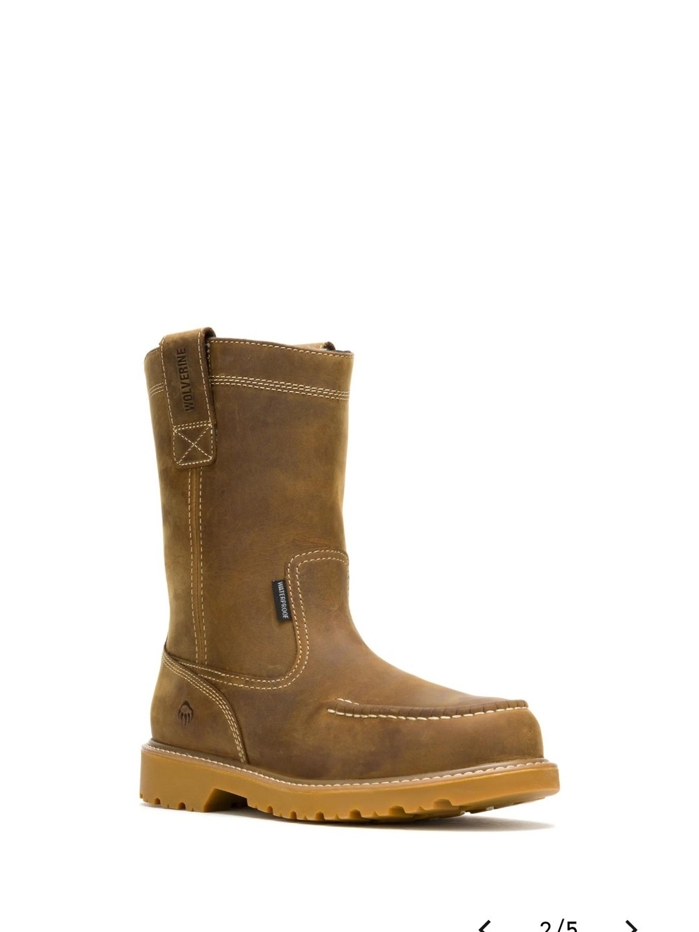 Men's Floorhand Moc-Toe Pull-On Work Wellington 11.5 Med D